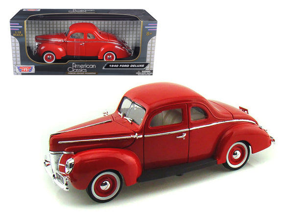 1940 Ford Deluxe Red 