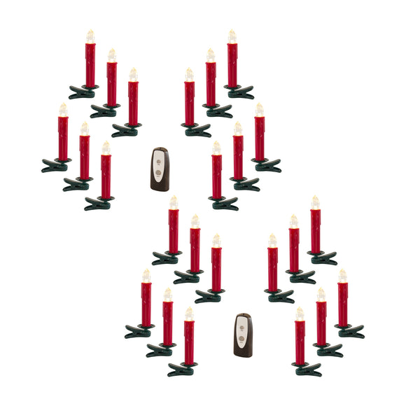 LED Clip On Taper Candle (Set of 24) 6.5