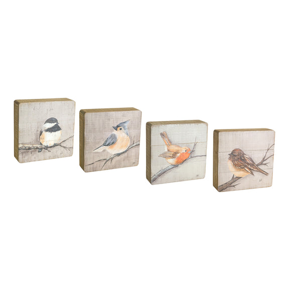Bird Plaque (Set of 4) 8