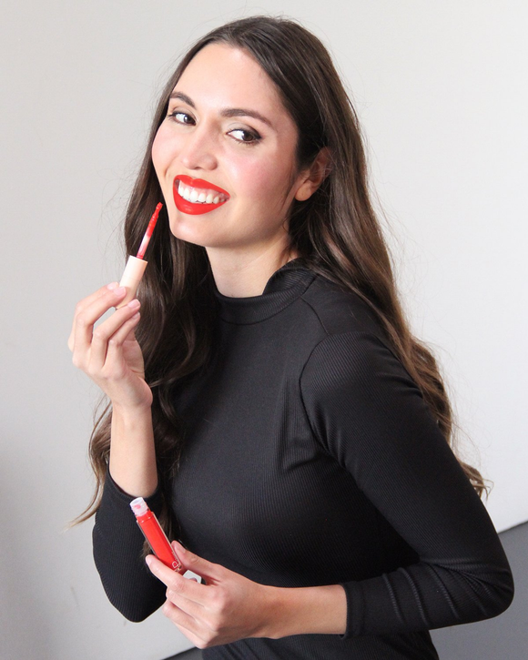 2020 New Pudaier Duo Lip Liner & Matte Liquid Lipstick   #09 Cherry Red