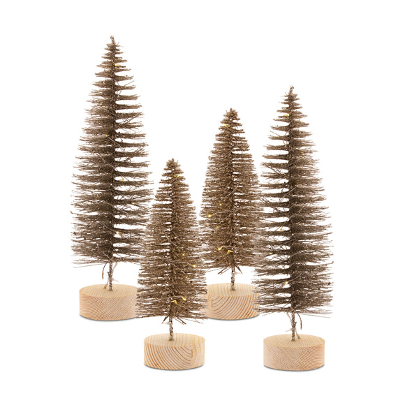 Tree with LED (Set of 4) 10.75