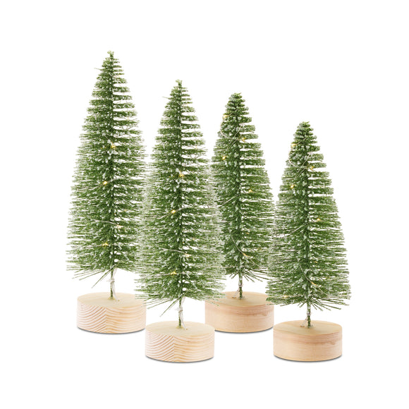 Tree with LED (Set of 4) 10.75