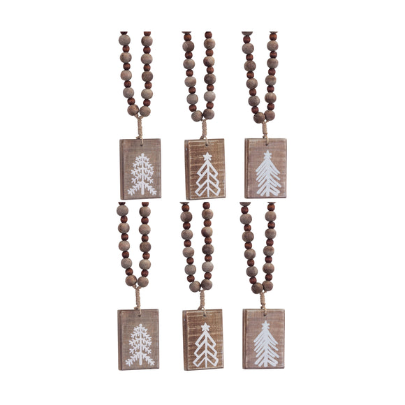 Tree Plaque Ornament (Set of 6) 13
