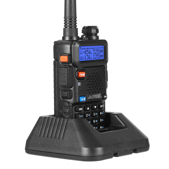 BaoFeng UV-5R 5W Walkie Talkie UHF VHF Dual Band Two Way Ham Radio Transceiver