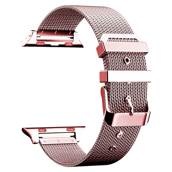 Stainless Steel Classic Buckle Band Replacement for 38MM Apple Watches Series 1/2/3