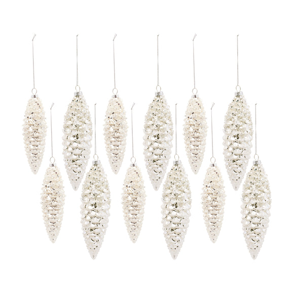 Pine Cone Ornament (Set of 12) 6.25