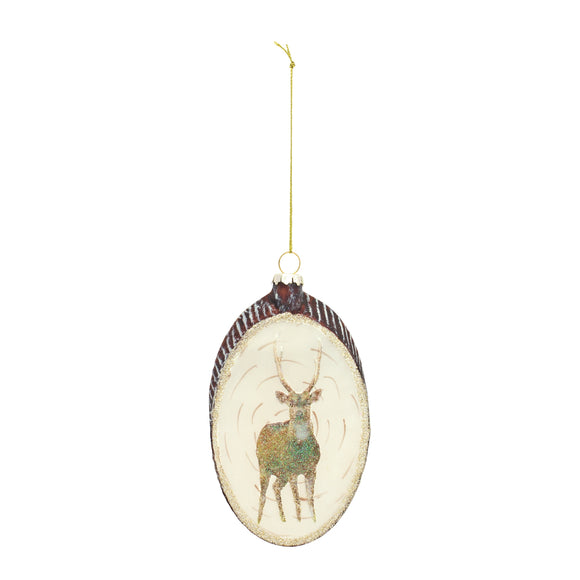 Deer Disc Ornament (Set of 12) 6