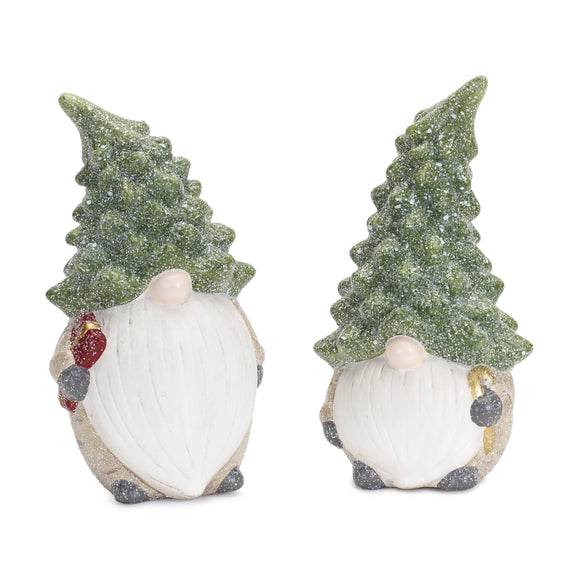 Gnome w/Tree Hat (Set of 2) 7