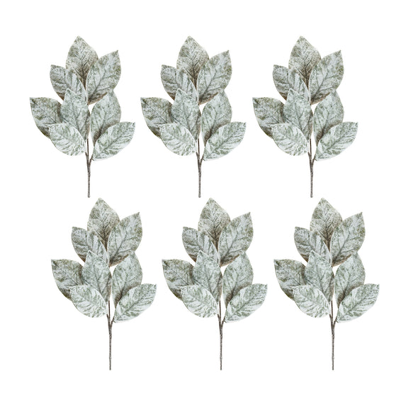 Magnolia Leaf Spray (Set of 6) 32.5