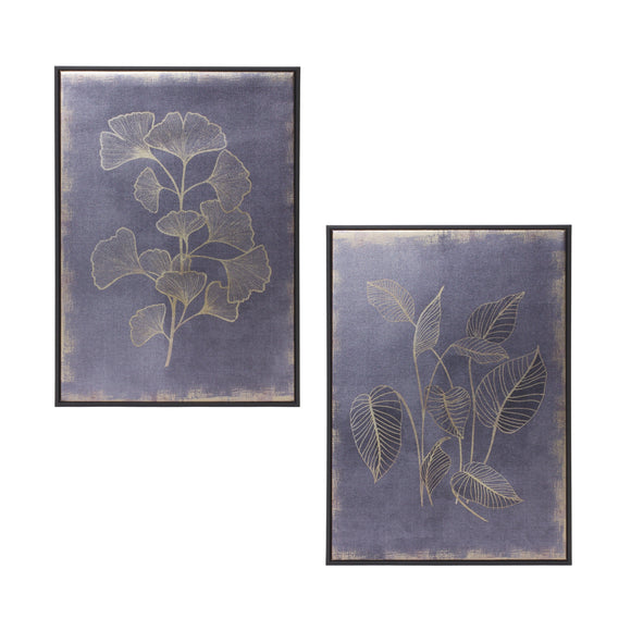 Framed Foliage Print (Set of 2) 11.5