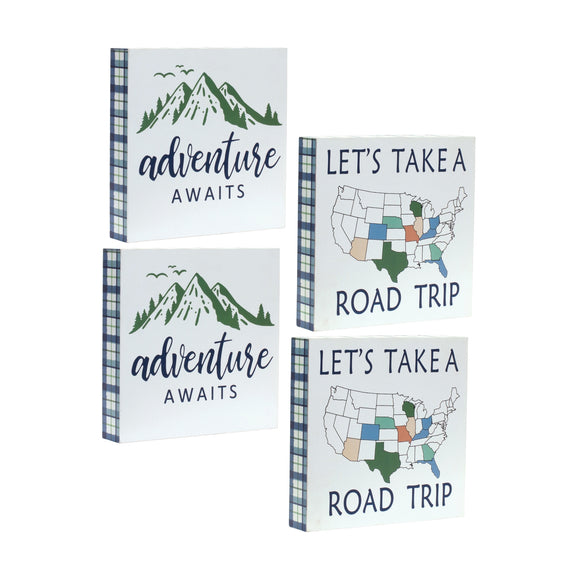 Adventure Sign (Set of 4) 8