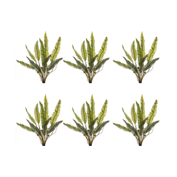 Fern Plant (Set of 6) 17.5