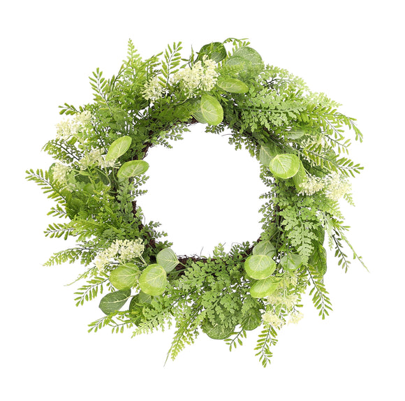 Mixed Foliage Wreath 27.5