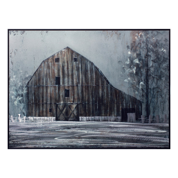 Framed Barn Print 31.5