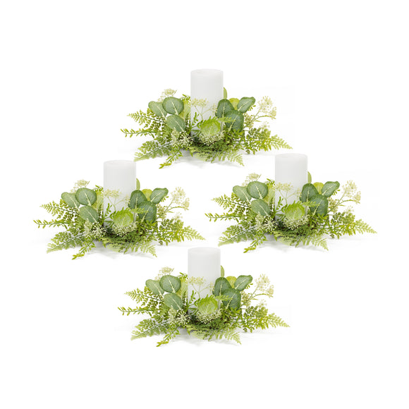 Foliage Candle Ring (Set of 4) 18