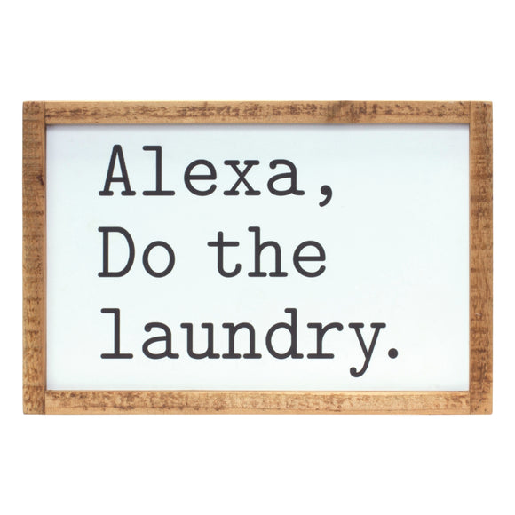 Alexa, Laundry Sign 12