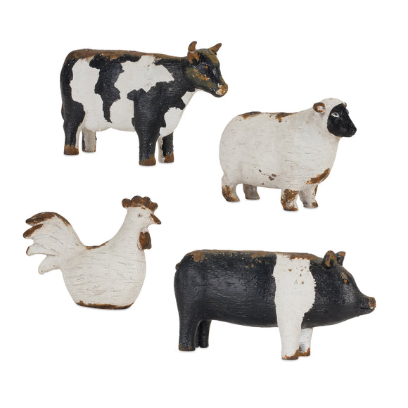 Farm Animal Candle Holder (Set of 4) 4.5
