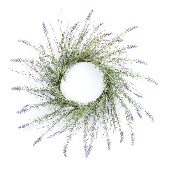 Lavender Wreath 28