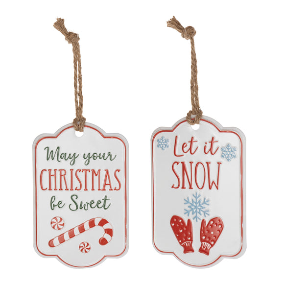 Tag Ornament (Set of 12) 5.5