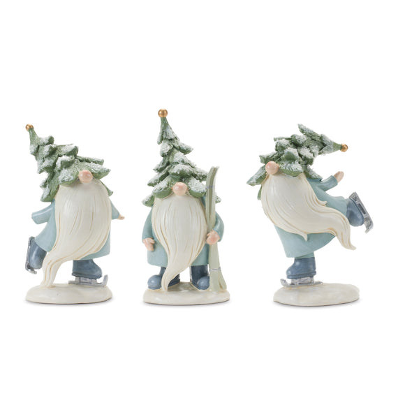 Gnome w/Skis and Skates (Set of 3) 7.25