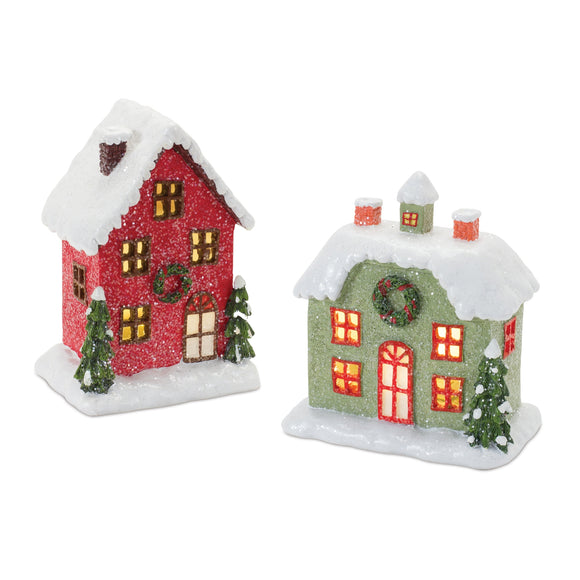 LED House (Set of 2) 5.75