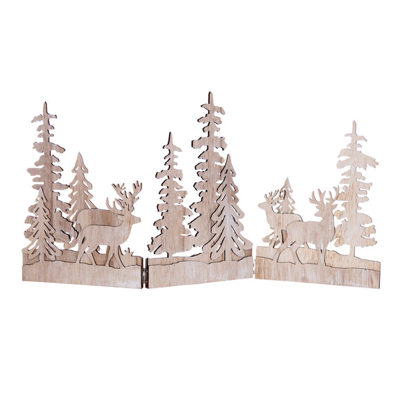 Tree and Deer Scene Trifold 23.75