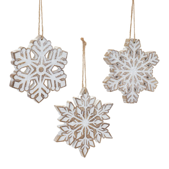 Snowflake Ornament (Set of 3) 4.75