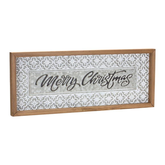 Merry Christmas Sign (Set of 2) 19.75