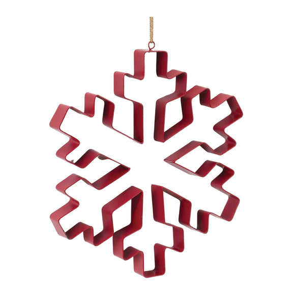 Snowflake Cookie Cutter Ornament (Set of 4) 10.5