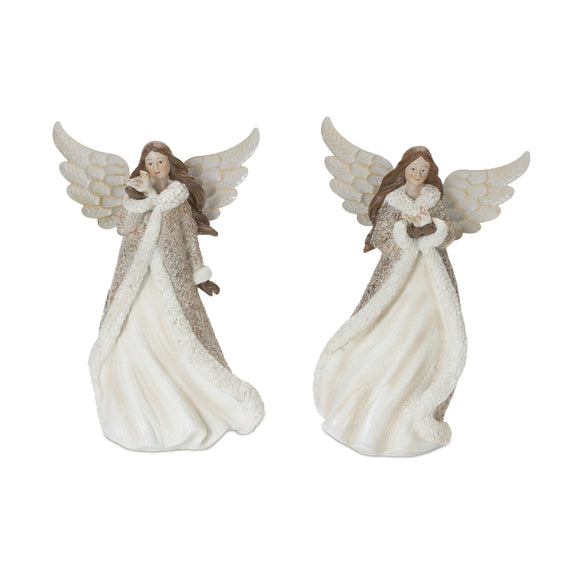 Angel w/Bird (Set of 2) 12