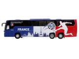 Scania Touring HD Coach Bus "France National Football Team" Blue with Graphics "International Federation of the Global Game" Series 1/87 (HO) Diecast Model