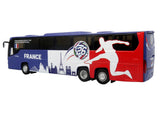 Scania Touring HD Coach Bus "France National Football Team" Blue with Graphics "International Federation of the Global Game" Series 1/87 (HO) Diecast Model