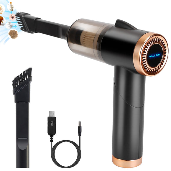 120W 9000PA Cordless Handheld Vacuum Cleaner w/ Searchlight Portable Rechargeable Car Auto Home Duster