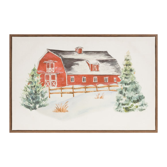 Framed Barn Print 24
