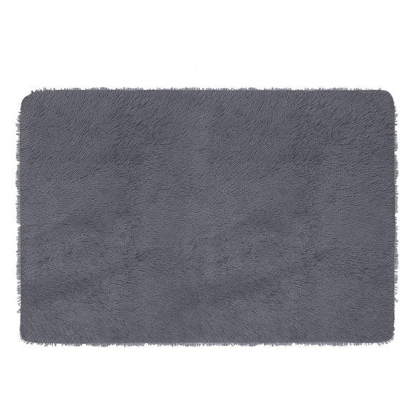 Fluffy Bedroom Rug 4’ x 2.6’ Anti-Skid Shaggy Area Rug Decorative Floor Carpet Mat for Nursery Bedroom Living Room