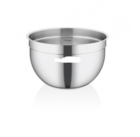 1.8 Quart Stainless Steel Mixing Bowl in Silver