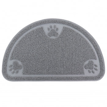 Home Pet Elements 14.2 x 23.6 Inch Paw Print Placemat in Grey