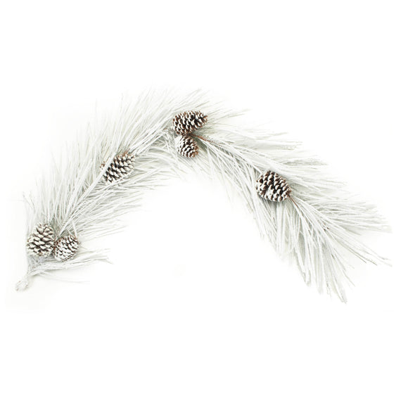 Flocked Pine Garland 48