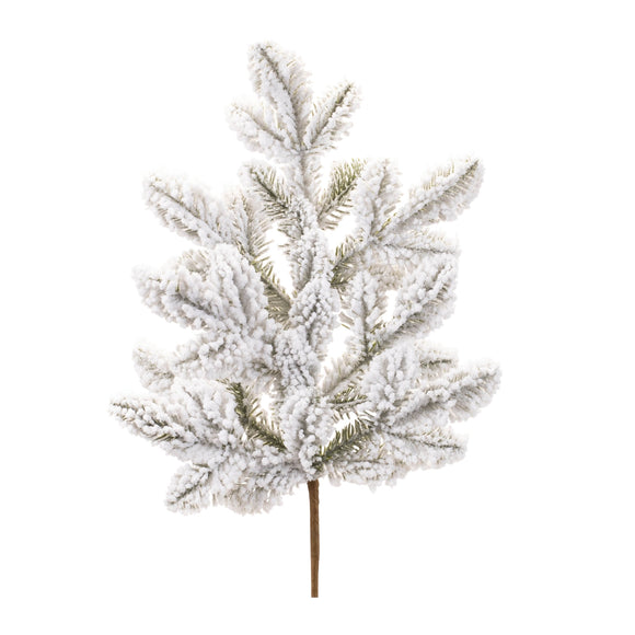 Flocked Pine Spray (Set of 6) 24