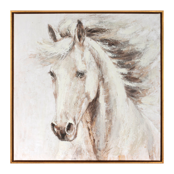 Framed Horse Canvas 24