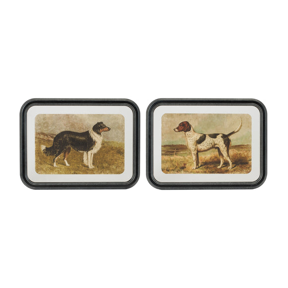 Framed Dog Print (Set of 2) 15.5