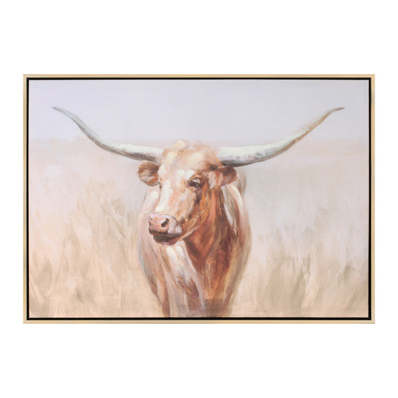 Framed Long Horn Cattle 28