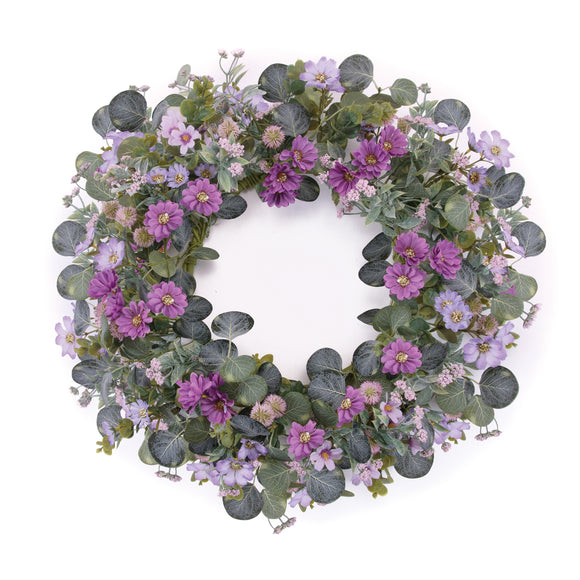 Mixed Floral Wreath 22