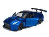 Brian's 2009 Nissan GTR R35 Blue Ben Sopra "Furious 7" (2015) Movie "25 Years of Fast & Furious" Series 1/32 Diecast Model Car by Jada