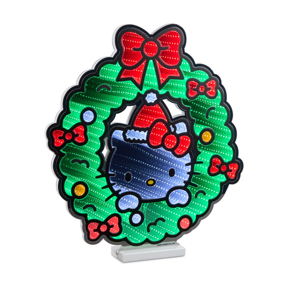Hello Kitty®? Wreath Ekkolight 20”H Acrylic UL Plug