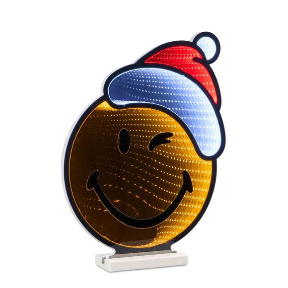 SmileyWorld(R) Face w/Santa Hat Ekkolight 16