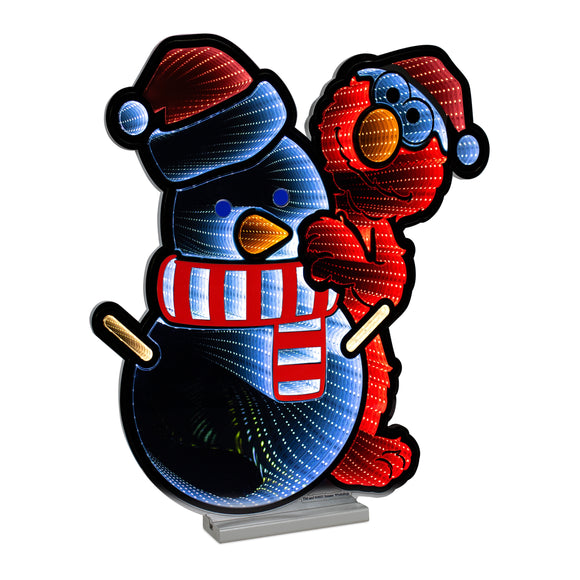 Sesame Street Elmo with Snowman Ekkolight 23