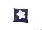 Adorable Blue Pillow with White Star