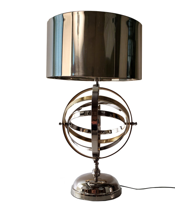 Aluminum Armillary Table Lamp