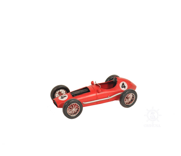 1958 Ferrari 246 F1 Model Red Metal Handmade